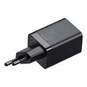 Ładowarka sieciowa Baseus Super Si Pro Quick Charger USB + USB-C 30W czarna nazwa