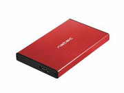 Kieszeń zewnętrzna HDD/SSD Sata Rhino Go 2,5 USB 3.0 czerwona nazwa