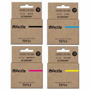 Zestaw Actis do Epson T0711 T0712 T0713 T0714 4 tusze CMYK nazwa