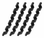 Gumowa osłona pancerza przerzutki 4mm czarna - 4szt nazwa