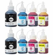 Zestaw do Brother BT5000/6000 - 8x tusz CMYK 2/2/2/2 nazwa