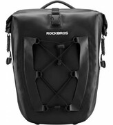 Sakwa rowerowa na bagażnik ROCKBROS 25L-32L czarna nazwa