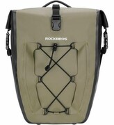 Sakwa rowerowa na bagażnik ROCKBROS 25L-32L ciemnozielona nazwa