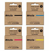 Zestaw Actis do Brother LC223 - 4 tusze CMYK nazwa