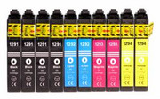 Zestaw 10x tusz do Epson T1291 - T1294 CMYK nazwa