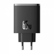 Ładowarka sieciowa Baseus OS-Cube Pro 2xUSB-C + USB, 65W czarna nazwa