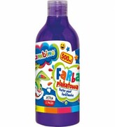 Farba plakatowa w butelce BAMBINO 500 ml. - fioletowa nazwa