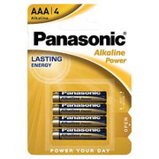 Bateria alkaliczna, AAA, 1.5V, Panasonic, blistr, 4-pack, Alkaline power nazwa