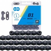 Łańcuch KMC B1 szeroki 112 ogniw czarny, spinka, BOX nazwa