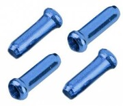 Aluminiowa końcówka linki, 4 sztuki - niebieski nazwa