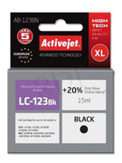 ActiveJet AB-123BN tusz czarny do drukarki Brother (zamiennik LC123Bk) Supreme - zdjęcie 1