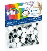 Samoprzylepne confetti Fiorello GR-KE80-12 oczka 80 szt. nazwa