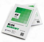 Blok biurowy Wektor A6 50 kartek w kratkę nazwa