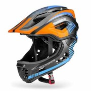 Kask rowerowy Rockbros z odpinaną szczęką dla dzieci rozmiar S czarno-pomarańczowy 48-52cm nazwa
