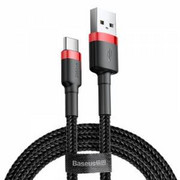 Kabel USB-C Baseus Cafule 2A 3m czerwono-czarny nazwa