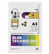 Blok Techniczny WEKTOR A3 Kolorowy, 8 kartek nazwa