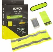 Zestaw odblaskowy poprawiający widoczność safety box 4 części, box nazwa