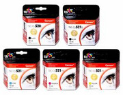 CANON Tusz CLI-521C/M/Y 2934B010, Zestaw CMY - zamiennik