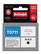 ActiveJet AEB-711 tusz czarny pasuje do drukarki Epson (zamiennik T0711, T0891) - zdjęcie 1