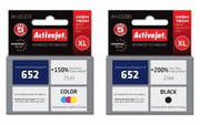 Zestaw tuszów XL Activejet HP 652 - czarny 20ml + kolor 21ml nazwa