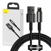Kabel USB do Lightning Baseus Tungsten Gold, 2.4A, 1m czarny nazwa
