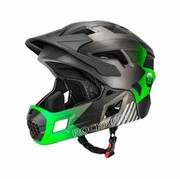 Kask rowerowy Rockbros dziecięcy z odpinaną szczęką rozmiar S (48-52 cm) TS-61 zielony nazwa
