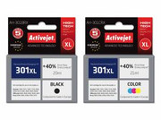Zestaw Activejet do HP 301 czarny i kolor - 2 tusze XL nazwa