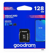 Karta GOODRAM microSD 128GB CL10 + adapter nazwa