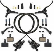 Zestaw 2x hamulec hydrauliczny komplet przód + tył - klamki, zaciski, montaż nazwa