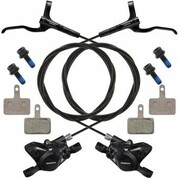 2x kompletny hamulec tarczowy Shimano BR-MT200 zestaw - przód + tył nazwa