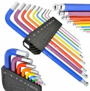 Zestaw 9 kluczy imbusowych 1.5mm - 10mm organizer, stal cr-v nazwa