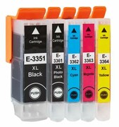 Zestaw do Epson - 33XL T3351-T3364 5 tuszów zamiennych 1/1/1/1/1 nazwa