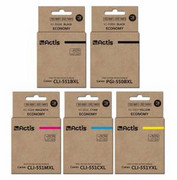 CANON Tusz CLI-551C/M/Y/K 6509B009, Zestaw CMYBk