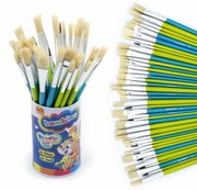 Zestaw pędzelków do farb i kleju BAMBINO mix 40 sztuk w kubku nazwa