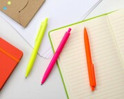 Długopis NEON żółty z logo