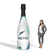 Balon reklamowy Butelka pneumatyczna 3m z nadrukiem indywidualnym