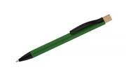 Długopis PIK zielony z logo