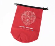 Plecak wodoodporny FLOW czerwony z logo