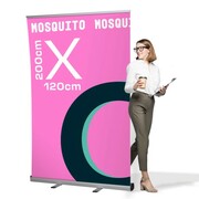 Rollup Mosquito 120 x 200 cm stojak reklamowy jak Ścianka Reklamowa rozwijany z opcją wydruku