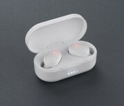 Słuchawki bezprzewodowe SONIDO biały z logo