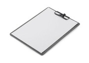 Podkładka z klipem CLIPAD popielaty (szary) z logo