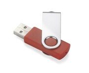 Pamięć USB TWISTER 4 GB czerwony z logo