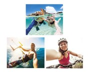 Kamera sportowa DIVE czarny z logo