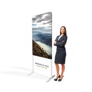Stand reklamowy Tekstylny Monolith Eco 0,8 x 2 m z wydrukiem jednostronnym
