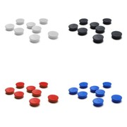Zestaw 8 magnesów SCRITTO® o średnicy 20 mm do magnetycznych tablic suchościeralnych magnesy do tablic do tablicy magnetycznej