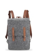 Plecak filcowy rPET FELT2GO popielaty (szary) z logo