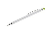 Długopis touch BIANCO zielony jasny z logo
