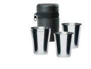 Zestaw kieliszków CHEERS 30 ml - 4 szt. srebrny