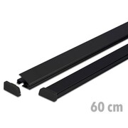 Listwy plakatowe STANDARD 60 cm - czarne listwy na plakat listwy banerowe reklamowe Na Zacisk Express Clip