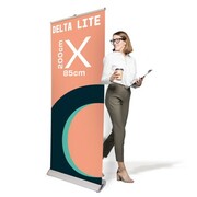 Rollup Delta Lite Classic 85 x 200 cm stojak reklamowy rozwijany z wydrukiem